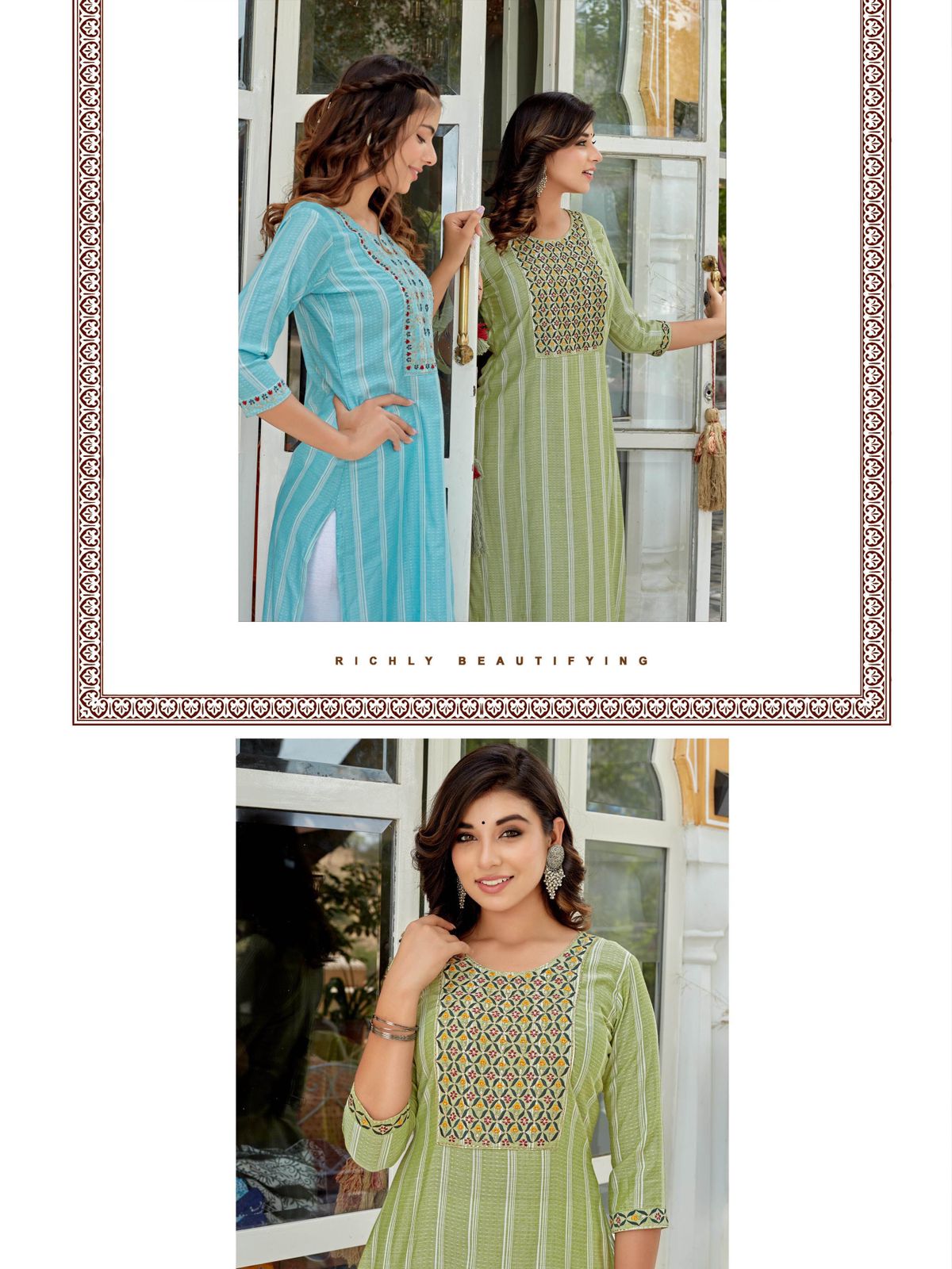 Honey Rose 1 Fancy Designer Ethnic Wear Kurtis Collection